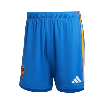 Men's World Cup Spain Away Soccer Shorts 2022 - World Cup 2022 - Pro Jersey Shop