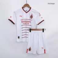 Kids AC Milan Away Soccer Jersey Kit (Jersey+Shorts) 2022/23 Adidas - Pro Jersey Shop