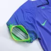 Kids Brazil Away Soccer Jersey Kit (Jersey+Shorts) 2022 - World Cup 2022 - Pro Jersey Shop