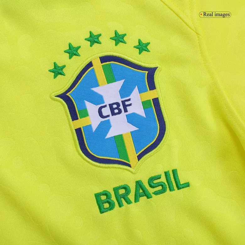 Men's Replica VINI JR #20 Brazil Home Soccer Jersey Shirt 2022 - World Cup 2022 - Pro Jersey Shop