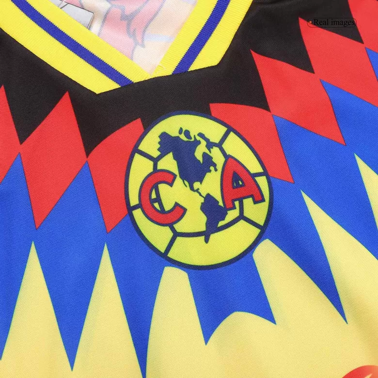 Men's Retro 1995 Club America Aguilas Home Soccer Jersey Shirt - Pro Jersey Shop