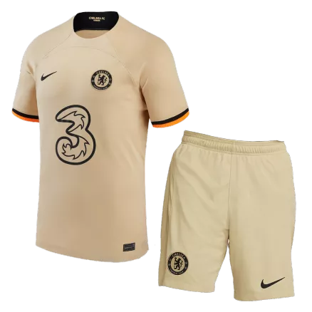 Men's Replica Chelsea Third Away Soccer Jersey Kit (Jersey+Shorts) 2022/23 - Pro Jersey Shop