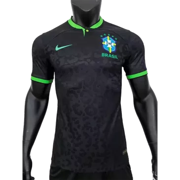 Men's Replica Brazil The Dark Soccer Jersey Shirt 2022 Nike - Pro Jersey Shop