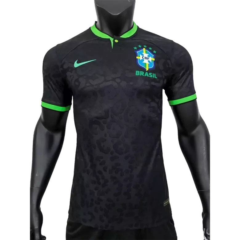 Men's Brazil The Dark Soccer Jersey Shirt 2022 - Fan Version - Pro Jersey Shop