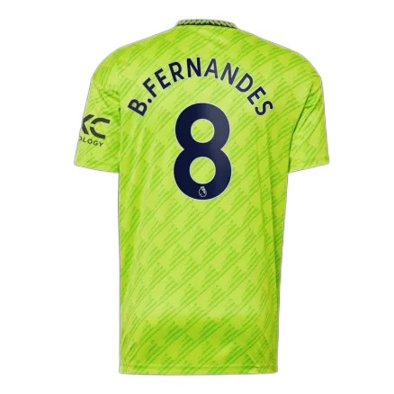 Men's B.FERNANDES #8 Manchester United Third Away Soccer Jersey Shirt 2022/23 - Fan Version - Pro Jersey Shop