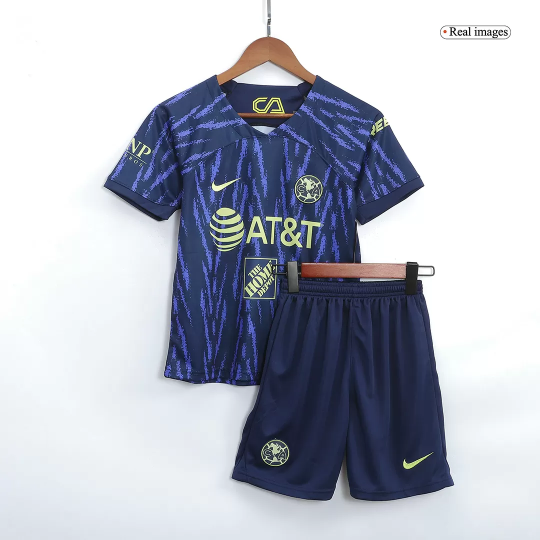 Kids Club America Aguilas Away Soccer Jersey Kit (Jersey+Shorts) 2022/23  Nike | Pro Jersey Shop