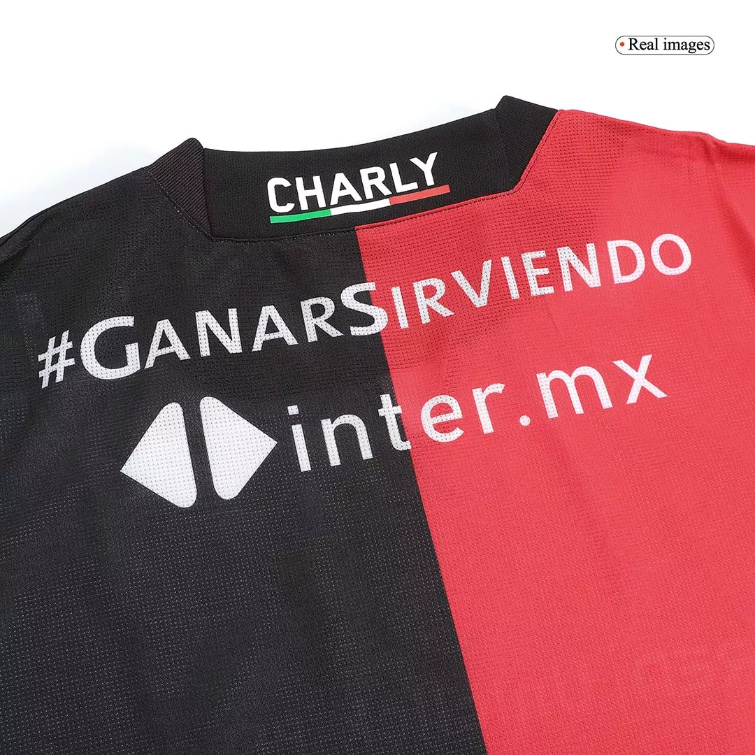 Men's Replica Atlas de Guadalajara Home Soccer Jersey Shirt 2022/23 Charly - Pro Jersey Shop