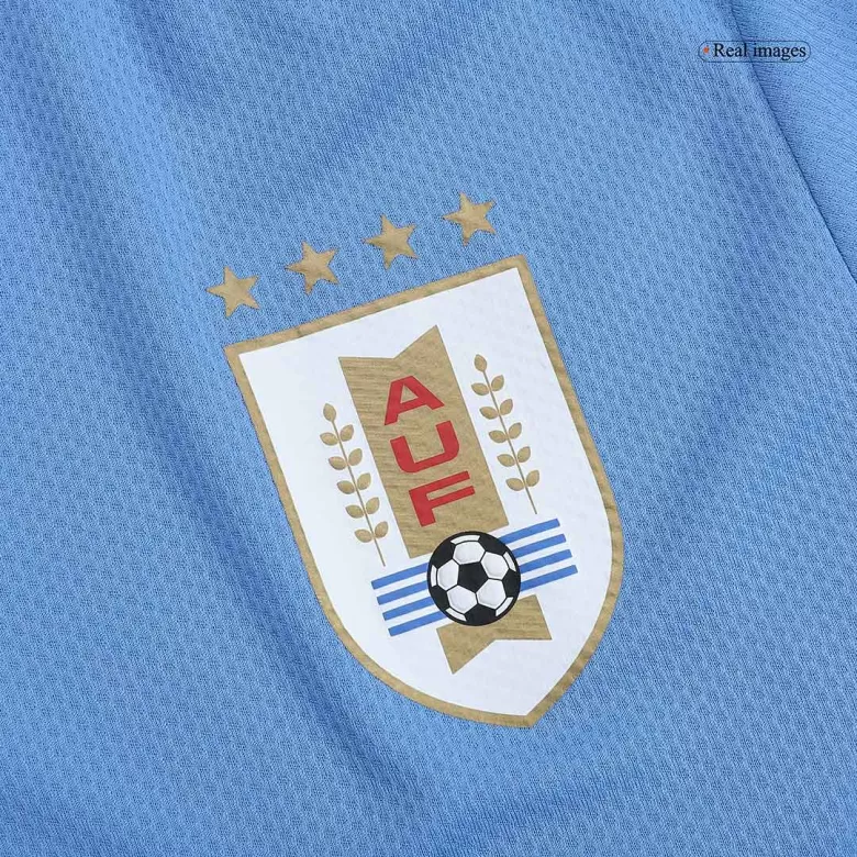 Men's F. VALVERDE #15 Uruguay Home Soccer Jersey Shirt 2022 - World Cup 2022 - Fan Version - Pro Jersey Shop