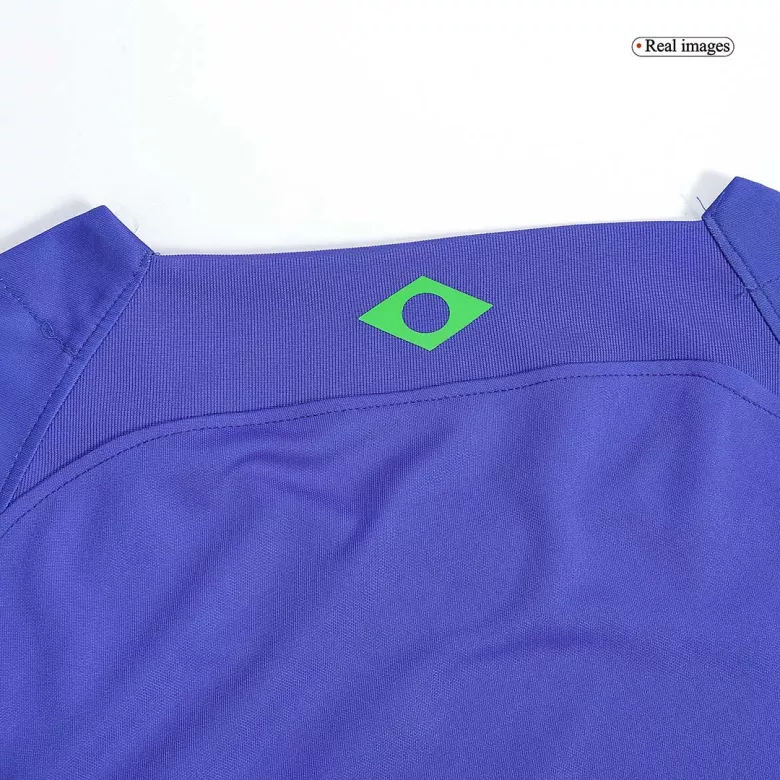 Women's Replica VINI JR #20 Brazil Away Soccer Jersey Shirt 2022 - Pro Jersey Shop