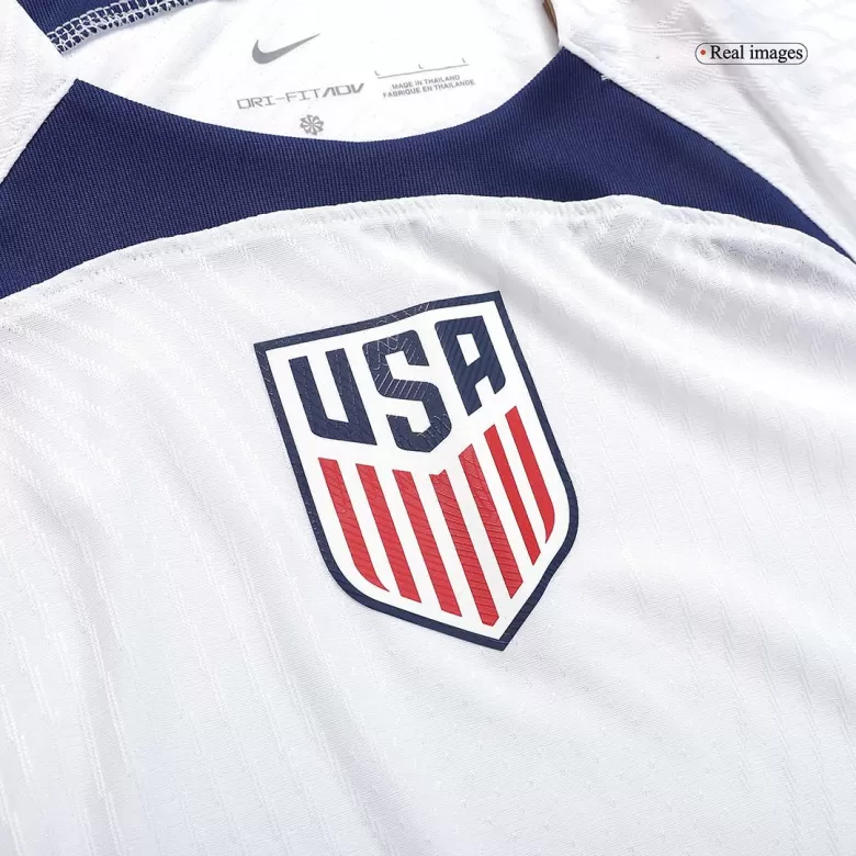 Men's Authentic REYNA #7 USA Home Soccer Jersey Shirt 2022 World Cup 2022 - Pro Jersey Shop