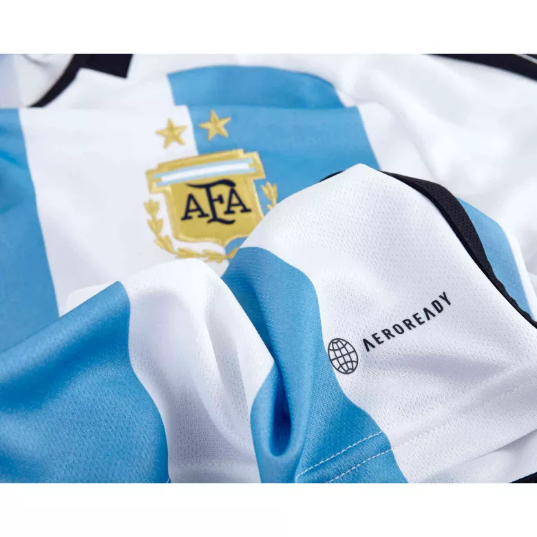 Men's Messi #10 Argentina Home Soccer Jersey Shirt 2022 - World Cup 2022 - Fan Version - Pro Jersey Shop