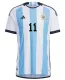 Men's Authentic DI MARIA #11 Argentina Home Soccer Jersey Shirt 2022 Adidas World Cup 2022 - Pro Jersey Shop