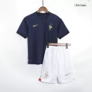 Kids France Home Soccer Jersey Kit (Jersey+Shorts) 2022 Nike - World Cup 2022 - Pro Jersey Shop