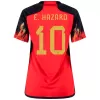 Women's E. HAZARD #10 Belgium Home Soccer Jersey Shirt 2022 - Fan Version - Pro Jersey Shop