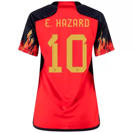 Women's E. HAZARD #10 Belgium Home Soccer Jersey Shirt 2022 - Fan Version - Pro Jersey Shop