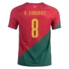 Men's B.FERNANDES #8 Portugal Home Soccer Jersey Shirt 2022 - World Cup 2022 - Fan Version - Pro Jersey Shop