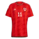 Men's Replica BALE #11 Wales Home Soccer Jersey Shirt 2022 - World Cup 2022 - Pro Jersey Shop