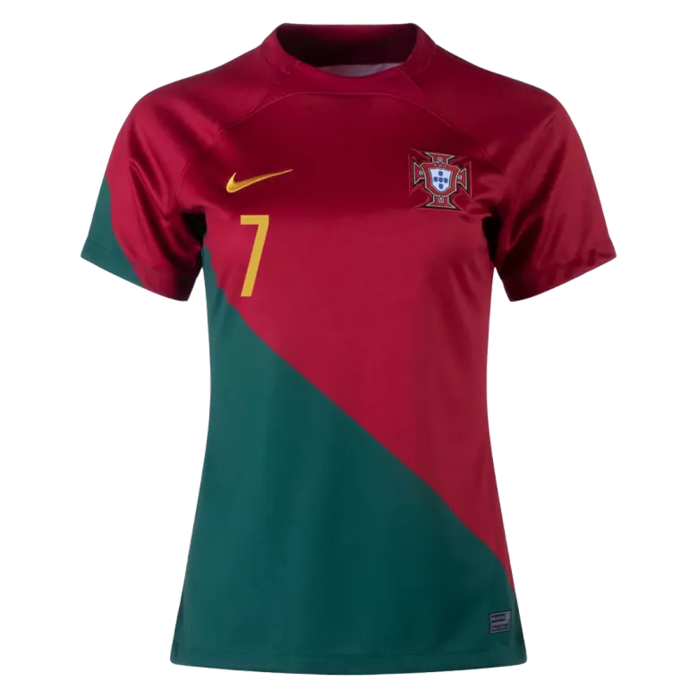 Women's RONALDO #7 Portugal Home Soccer Jersey Shirt 2022 - Fan Version - Pro Jersey Shop