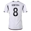 Men's Authentic GORETZKA #8 Germany Home Soccer Jersey Shirt 2022 World Cup 2022 - Pro Jersey Shop