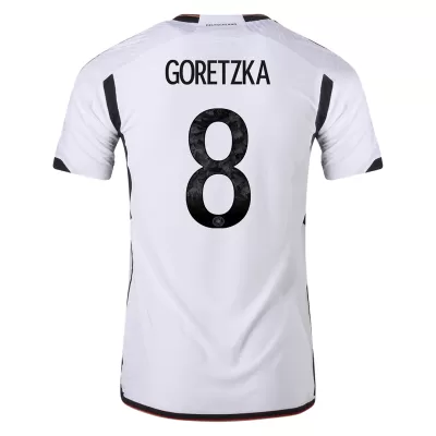 Men's Authentic GORETZKA #8 Germany Home Soccer Jersey Shirt 2022 World Cup 2022 - Pro Jersey Shop