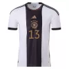 Men's Authentic MÜLLER #13 Germany Home Soccer Jersey Shirt 2022 World Cup 2022 - Pro Jersey Shop