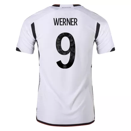 Men's Authentic WERNER #9 Germany Home Soccer Jersey Shirt 2022 World Cup 2022 - Pro Jersey Shop
