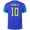 Men's Authentic NEYMAR JR #10 Brazil Away Soccer Jersey Shirt 2022 - Pro Jersey Shop