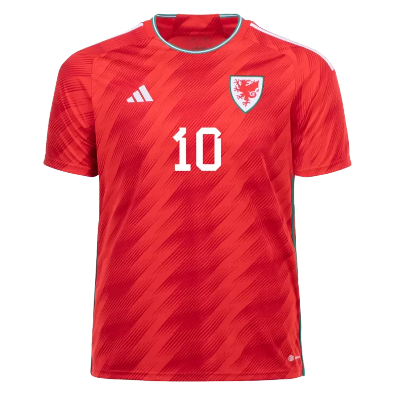 Men's RAMSEY #10 Wales Home Soccer Jersey Shirt 2022 - World Cup 2022 - Fan Version - Pro Jersey Shop