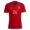 Men's PEDRI #26 Spain Home Soccer Jersey Shirt 2022 - World Cup 2022 - Fan Version - Pro Jersey Shop