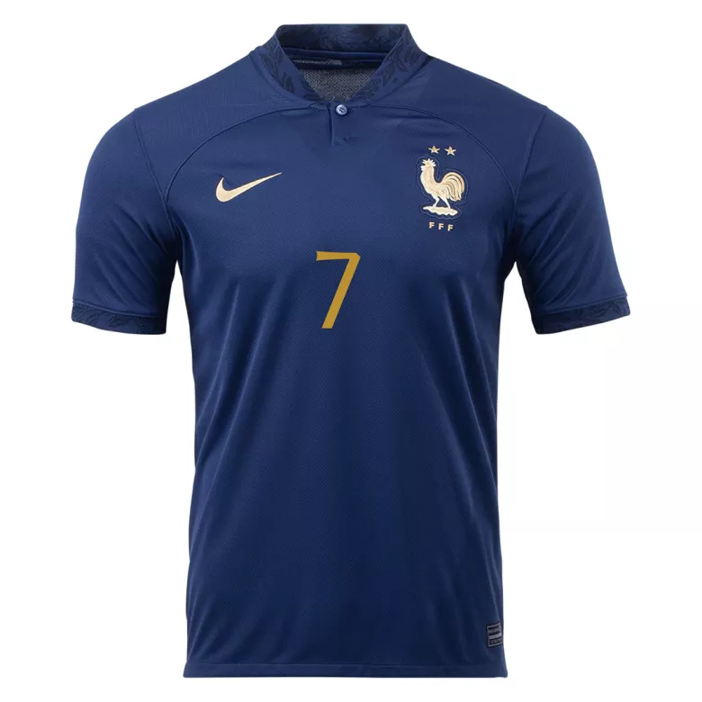Men's GRIEZMANN #7 France Home Soccer Jersey Shirt 2022 - World Cup 2022 - Fan Version - Pro Jersey Shop