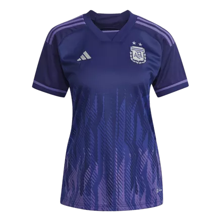 Women's Replica Argentina Away Soccer Jersey Shirt 2022 - World Cup 2022 - Pro Jersey Shop