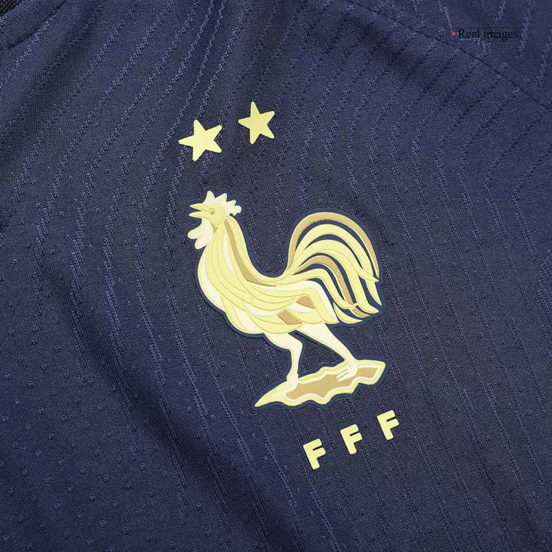 Men's Authentic MBAPPE #10 France Home Soccer Jersey Shirt 2022 World Cup 2022 - Pro Jersey Shop
