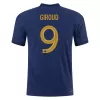 Men's Authentic GIROUD #9 France Home Soccer Jersey Shirt 2022 World Cup 2022 - Pro Jersey Shop