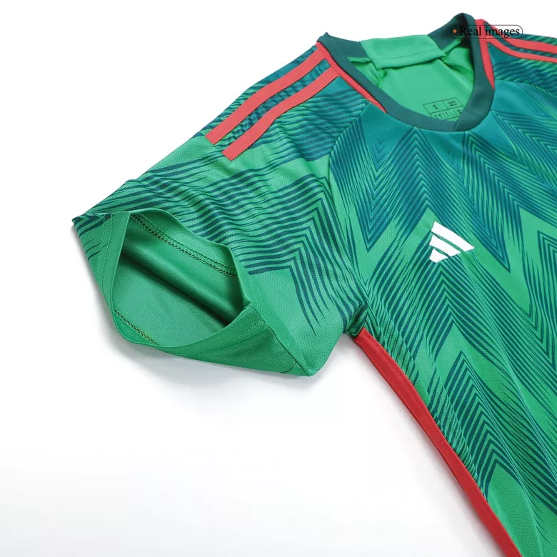 Men's H.LOZANO #22 Mexico Home Soccer Jersey Shirt 2022 - World Cup 2022 - Fan Version - Pro Jersey Shop