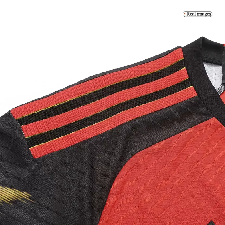 Men's Authentic DE BRUYNE #7 Belgium Home Soccer Jersey Shirt 2022 World Cup 2022 - Pro Jersey Shop