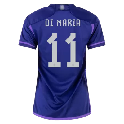 Women's DI MARIA #11 Argentina Away Soccer Jersey Shirt 2022 - Fan Version - Pro Jersey Shop