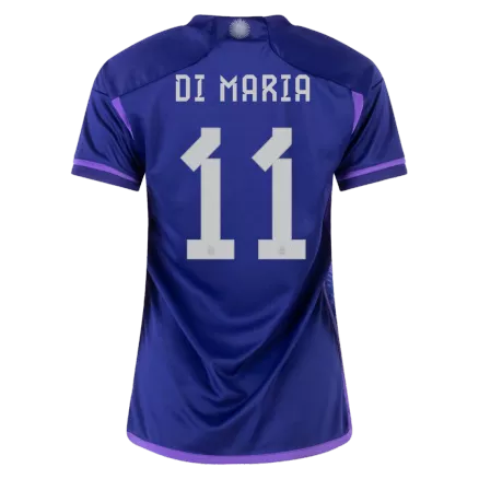 Women's DI MARIA #11 Argentina Away Soccer Jersey Shirt 2022 - Fan Version - Pro Jersey Shop