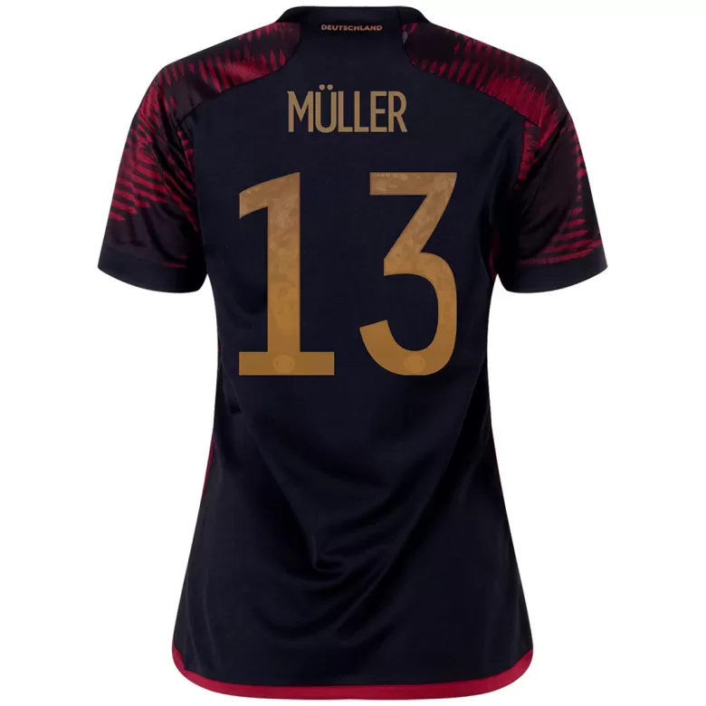 Women's MÜLLER #13 Germany Away Soccer Jersey Shirt 2022 - Fan Version - Pro Jersey Shop
