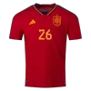 Men's Authentic PEDRI #26 Spain Home Soccer Jersey Shirt 2022 World Cup 2022 - Pro Jersey Shop