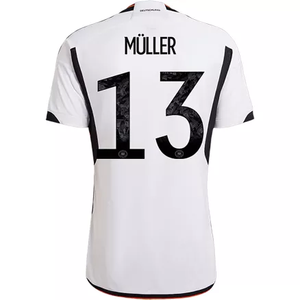 Men's MÜLLER #13 Germany Home Soccer Jersey Shirt 2022 - World Cup 2022 - Fan Version - Pro Jersey Shop