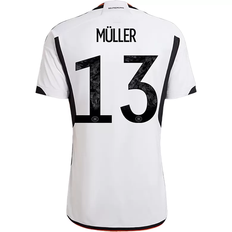 Men's MÜLLER #13 Germany Home Soccer Jersey Shirt 2022 - World Cup 2022 - Fan Version - Pro Jersey Shop