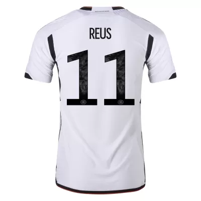 Men's Authentic REUS #11 Germany Home Soccer Jersey Shirt 2022 World Cup 2022 - Pro Jersey Shop