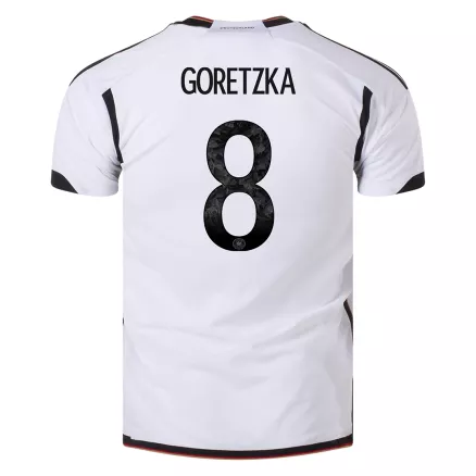 Men's GORETZKA #8 Germany Home Soccer Jersey Shirt 2022 - World Cup 2022 - Fan Version - Pro Jersey Shop