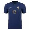 Men's Authentic KANTE #13 France Home Soccer Jersey Shirt 2022 World Cup 2022 - Pro Jersey Shop