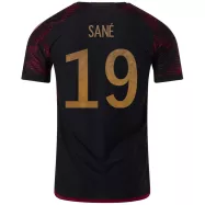 Men's Authentic SANÉ #19 Germany Away Soccer Jersey Shirt 2022 Adidas World Cup 2022 - Pro Jersey Shop