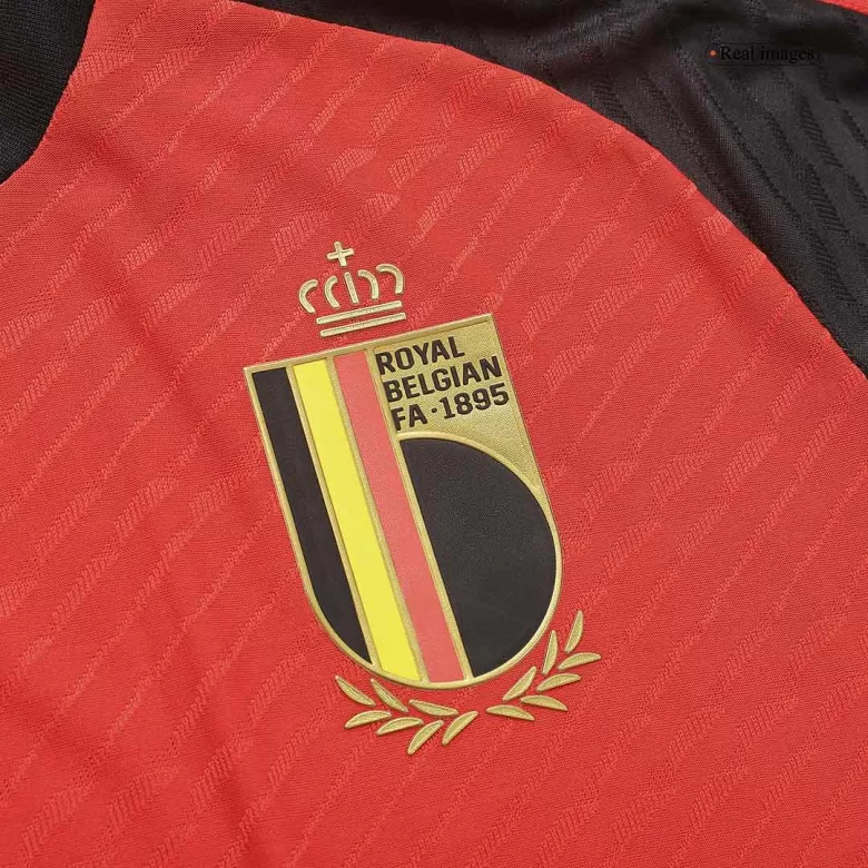 Men's Authentic E. HAZARD #10 Belgium Home Soccer Jersey Shirt 2022 World Cup 2022 - Pro Jersey Shop