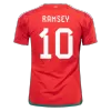 Men's RAMSEY #10 Wales Home Soccer Jersey Shirt 2022 - World Cup 2022 - Fan Version - Pro Jersey Shop