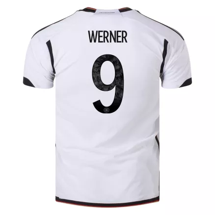 Men's WERNER #9 Germany Home Soccer Jersey Shirt 2022 - World Cup 2022 - Fan Version - Pro Jersey Shop