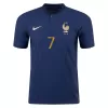 Men's Authentic GRIEZMANN #7 France Home Soccer Jersey Shirt 2022 World Cup 2022 - Pro Jersey Shop