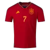 Men's Authentic MORATA #7 Spain Home Soccer Jersey Shirt 2022 World Cup 2022 - Pro Jersey Shop